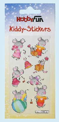 Kiddy Stickers bunt, Mausi ( II )